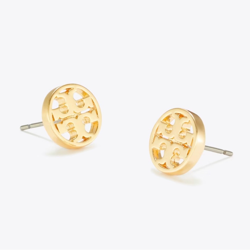 Tory Burch Miller Stud Earrings - Picture 2 of 4